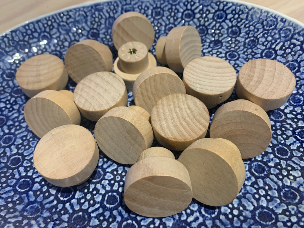 35mm timber knobs